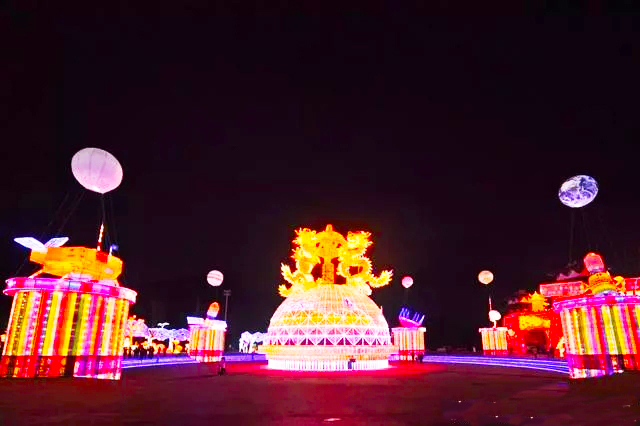 花燈夜晚效果圖